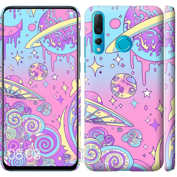 

Чехол на Huawei Nova 4 Розовая галактика (04798)