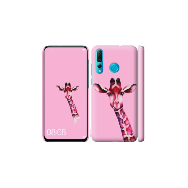 

Чехол на Huawei Nova 4 Розовая жирафа (04798)