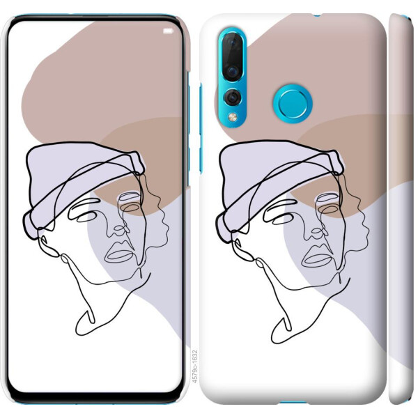 

Чехол на Huawei Nova 4 Силуэт (04798)