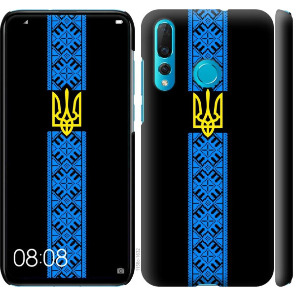 

Чехол на Huawei Nova 4 Тризуб в вышиванке (04798)