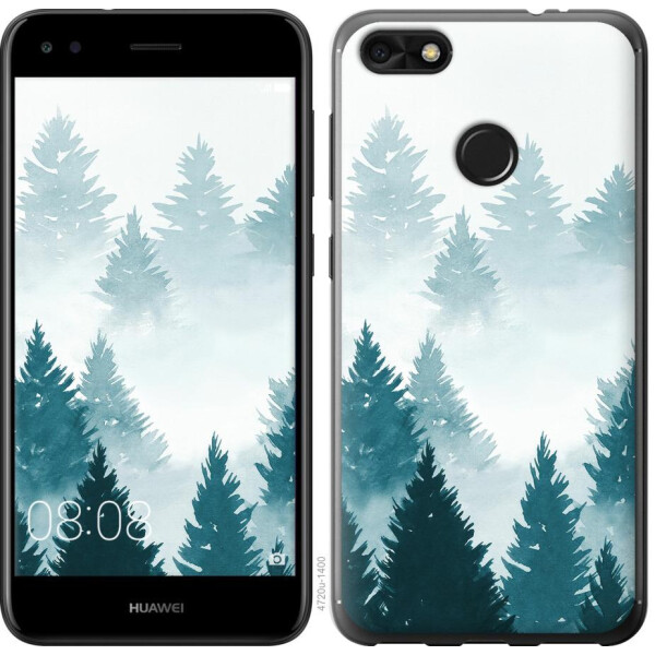 

Чехол на Huawei Nova Lite 2017 Акварельные Елки (04798)