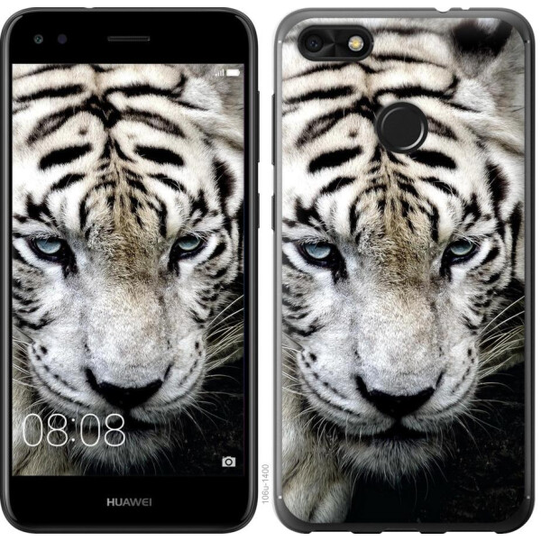 

Чехол на Huawei Nova Lite 2017 Грустный белый тигр (04798)