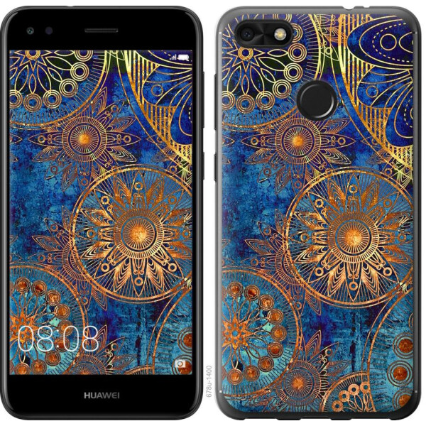 

Чехол на Huawei Nova Lite 2017 Золотой узор (04798)