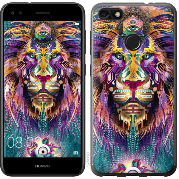 

Чехол на Huawei Nova Lite 2017 Люминесцентный лев (04798)