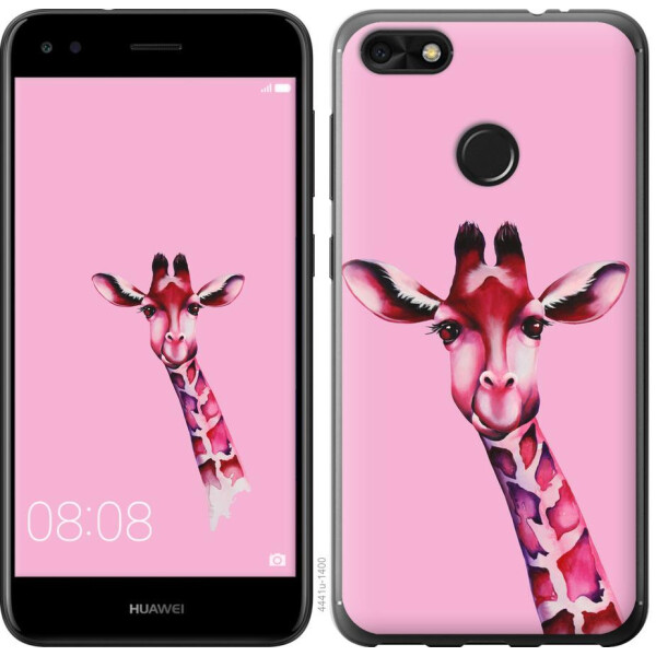 

Чехол на Huawei Nova Lite 2017 Розовая жирафа (04798)