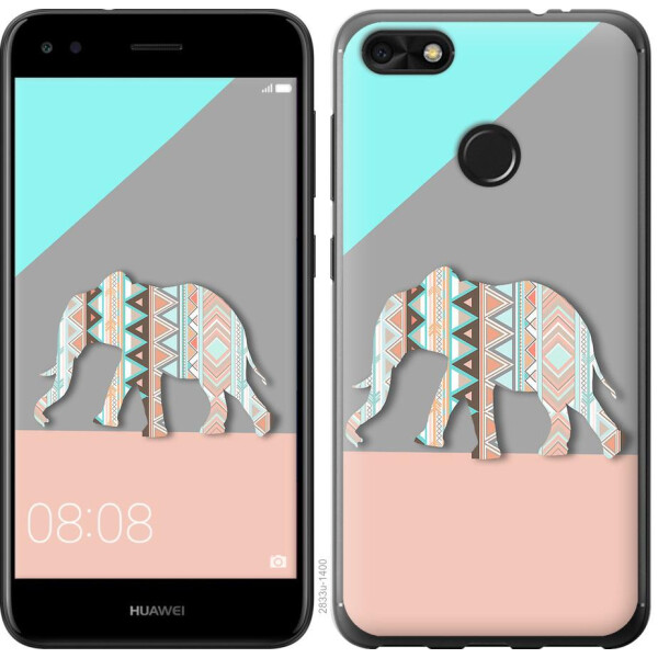 

Чехол на Huawei Nova Lite 2017 Узорчатый слон (04798)