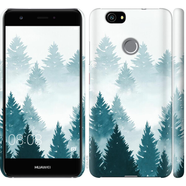 

Чехол на Huawei Nova Акварельные Елки (04798)