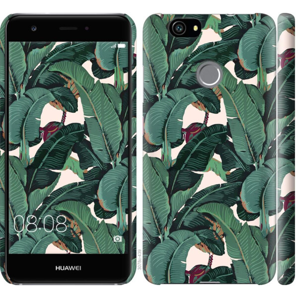 

Чехол на Huawei Nova Банановые листья (04798)