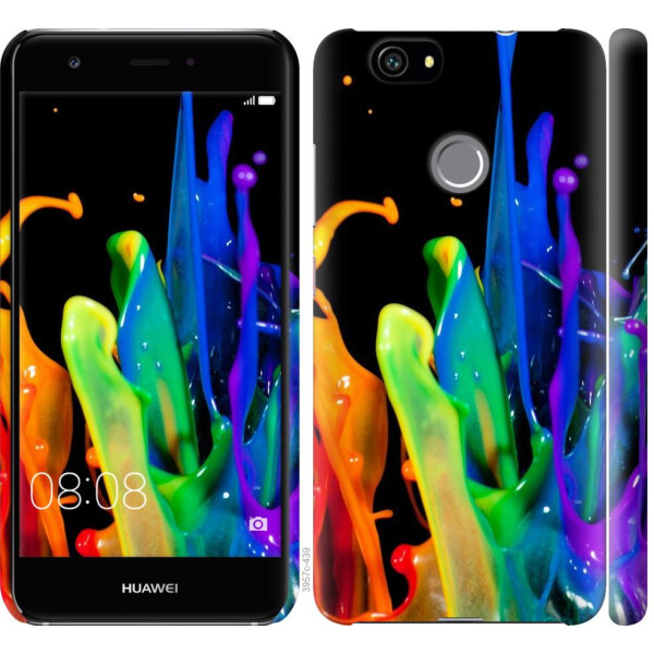 

Чехол на Huawei Nova брызги краски (04798)