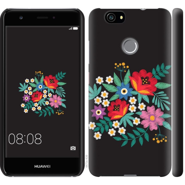 

Чехол на Huawei Nova Вышитые цветы (04798)