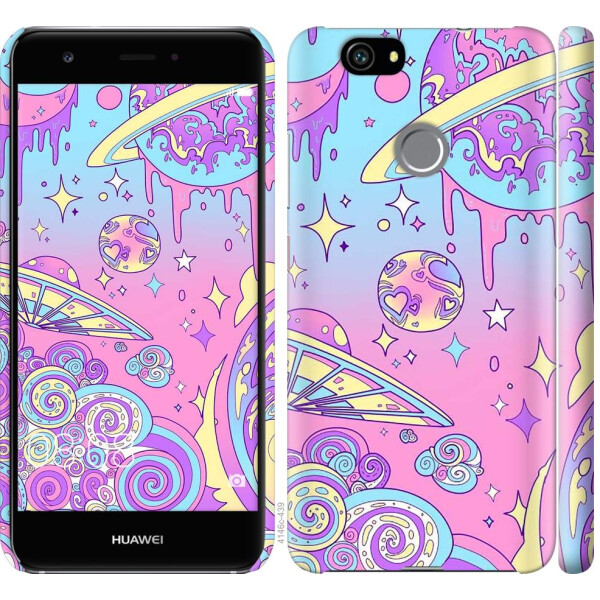 

Чехол на Huawei Nova Розовая галактика (04798)