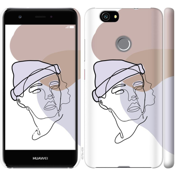 

Чехол на Huawei Nova Силуэт (04798)