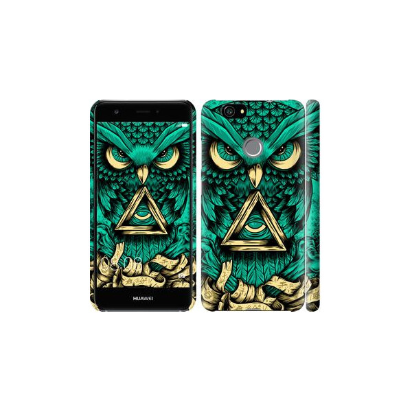 

Чехол на Huawei Nova Сова Арт-тату (04798)