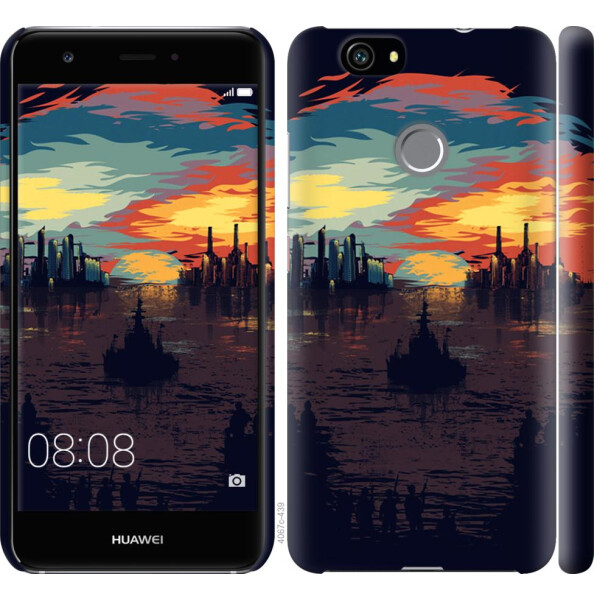 

Чехол на Huawei Nova Череп-абстракция (04798)