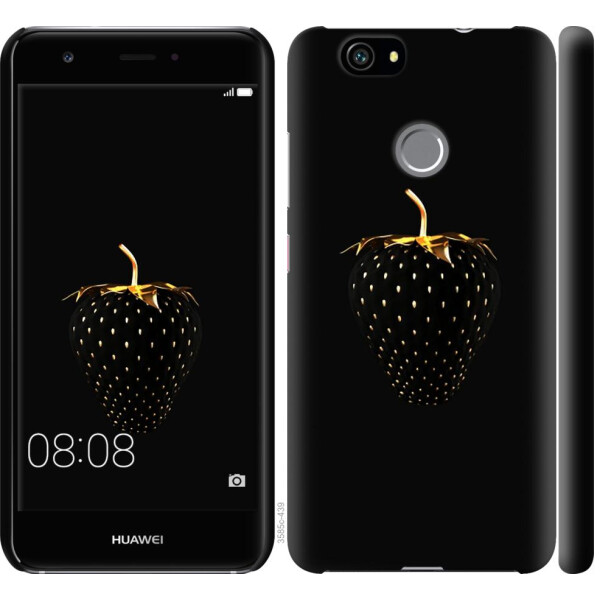 

Чехол на Huawei Nova Черная клубника (04798)