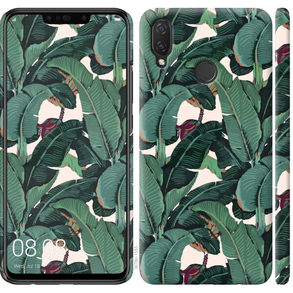 

Чехол на Huawei P Smart Plus Банановые листья (04798)