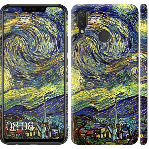 

Чехол на Huawei P Smart Plus Винсент Ван Гог. Звёздная ночь (04798)