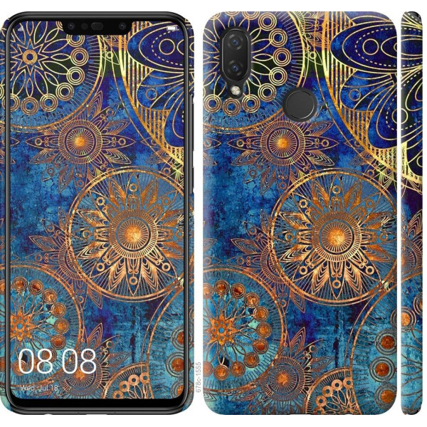 

Чехол на Huawei P Smart Plus Золотой узор (04798)