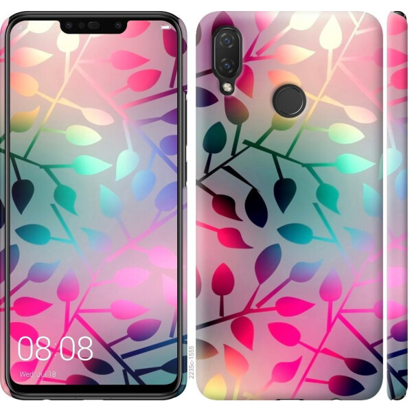 

Чехол на Huawei P Smart Plus Листья (04798)