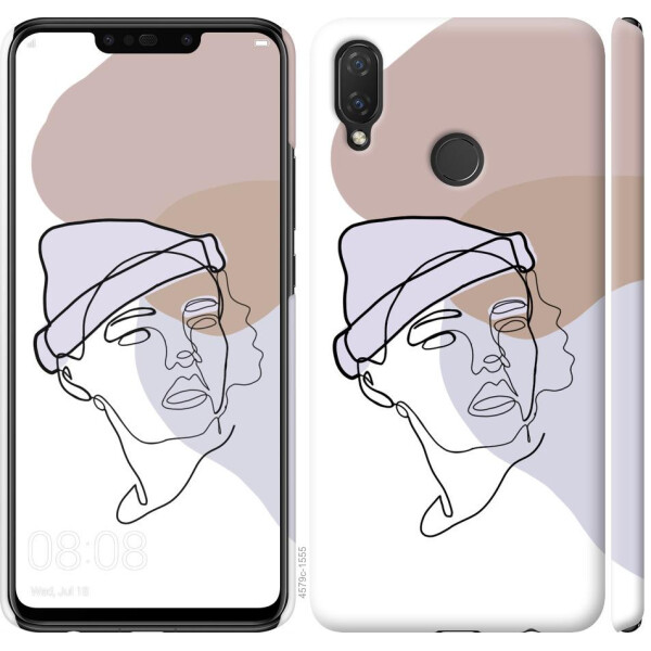 

Чехол на Huawei P Smart Plus Силуэт (04798)
