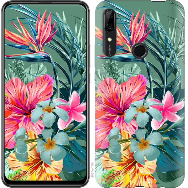 

Чехол на Huawei P Smart Z Тропические цветы v1 (04798)