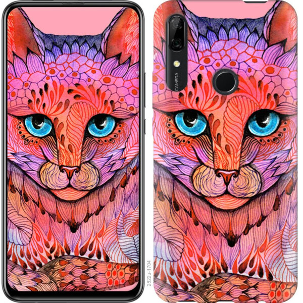 

Чехол на Huawei P Smart Z Узорчатая кошка (04798)