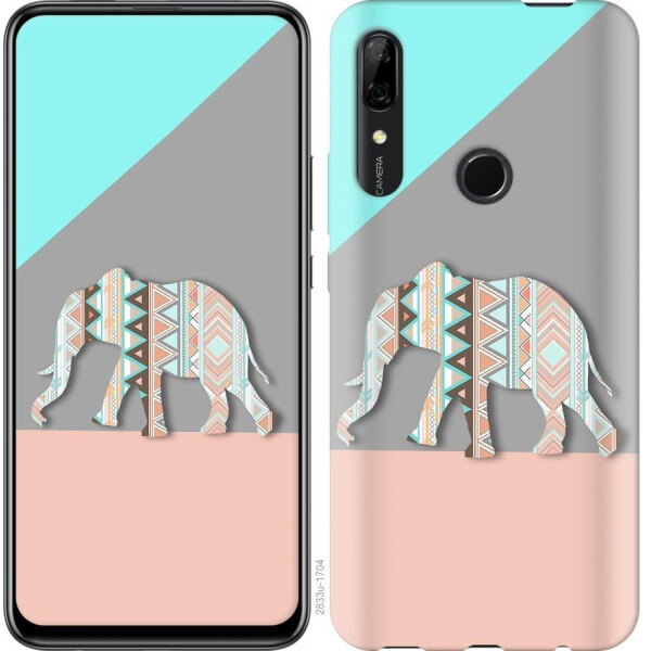 

Чехол на Huawei P Smart Z Узорчатый слон (04798)