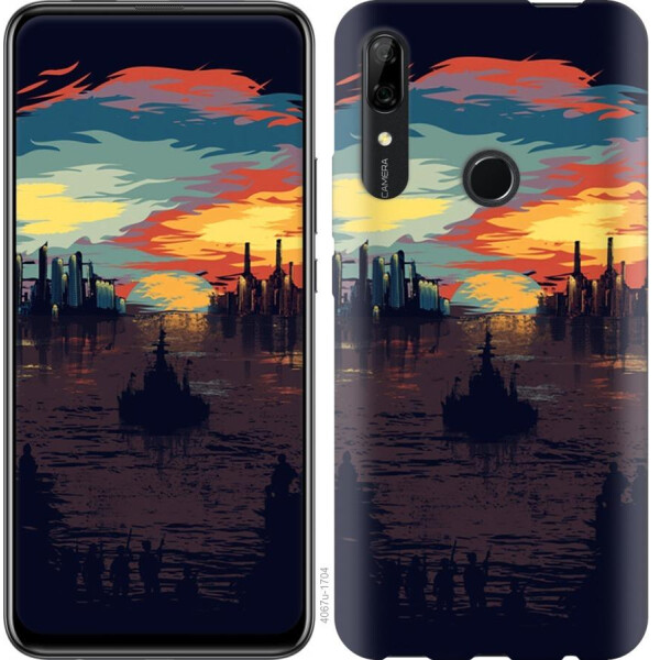 

Чехол на Huawei P Smart Z Череп-абстракция (04798)