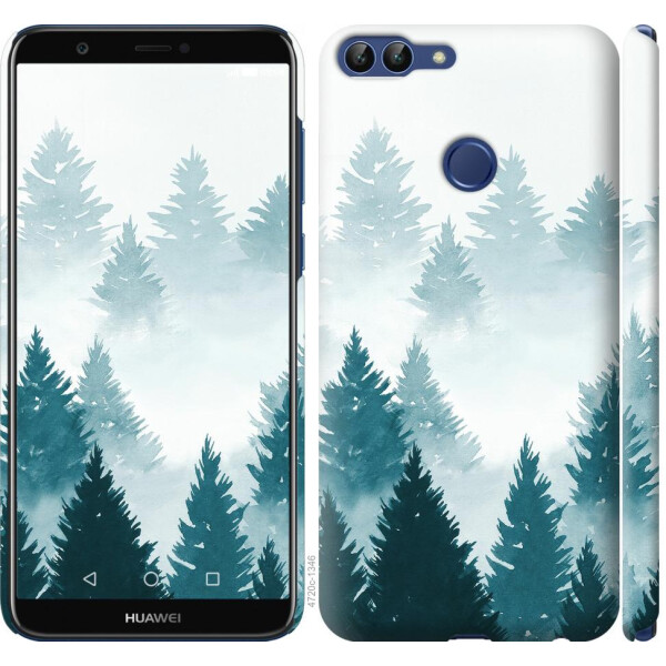 

Чехол на Huawei P Smart Акварельные Елки (04798)