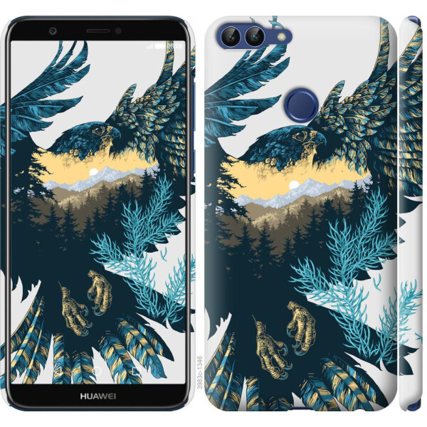 

Чехол на Huawei P Smart Арт-орел на фоне природы (04798)