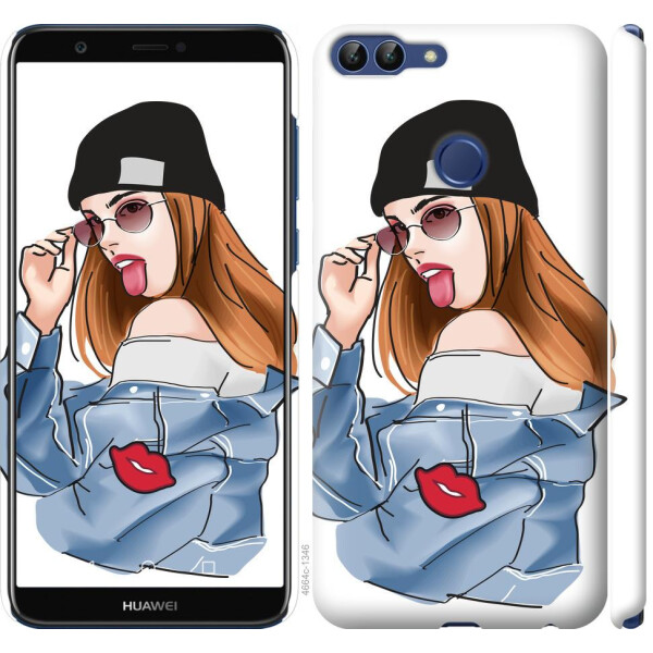 

Чехол на Huawei P Smart Девушка v3 (04798)