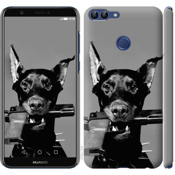 

Чехол на Huawei P Smart Доберман (04798)