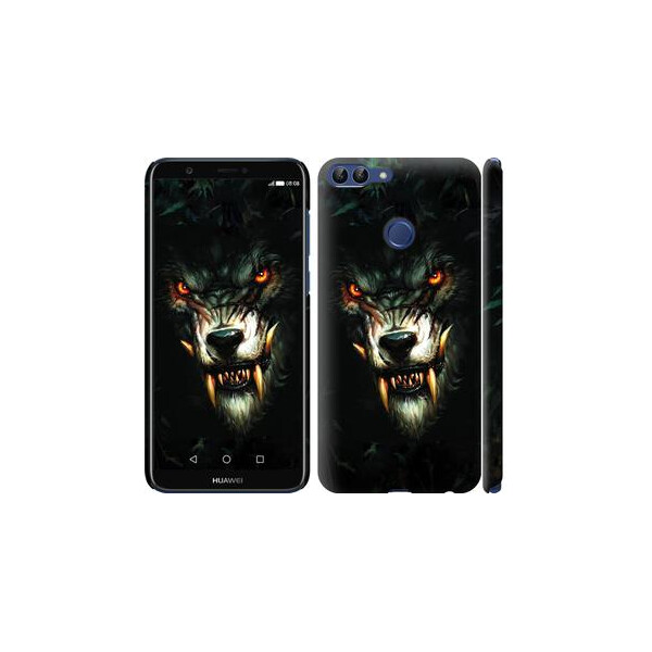 

Чехол на Huawei P Smart Дьявольский волк (04798)