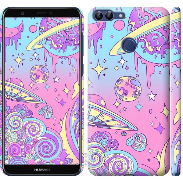 

Чехол на Huawei P Smart Розовая галактика (04798)