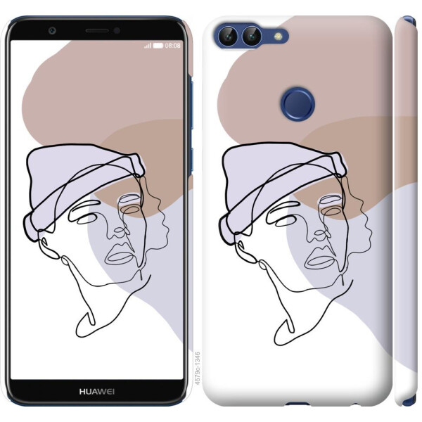 

Чехол на Huawei P Smart Силуэт (04798)