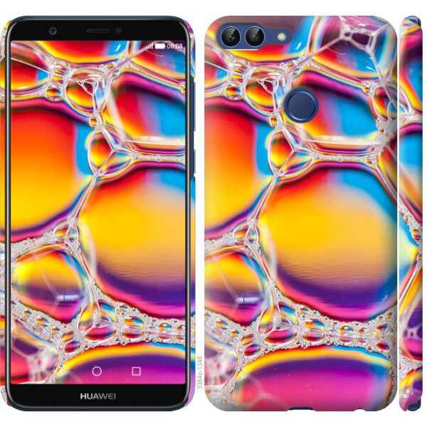 

Чехол на Huawei P Smart Цветные пузыри (04798)