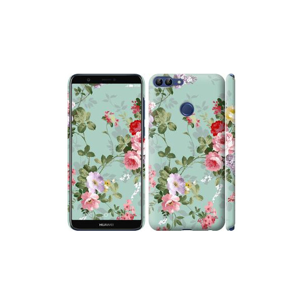 

Чехол на Huawei P Smart Цветочные обои 2 (04798)