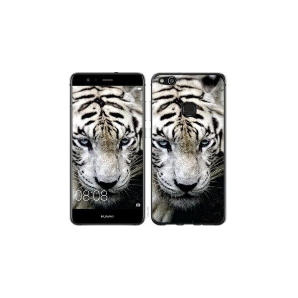 

Чехол на Huawei P10 Lite Грустный белый тигр (04798)