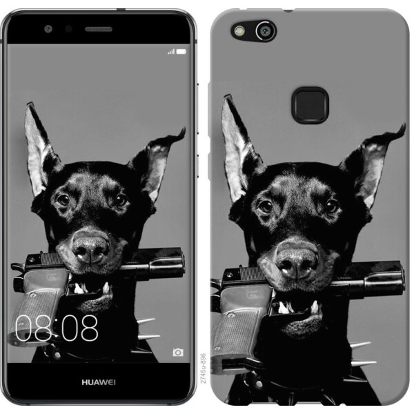 

Чехол на Huawei P10 Lite Доберман (04798)
