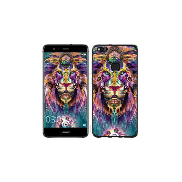 

Чехол на Huawei P10 Lite Люминесцентный лев (04798)