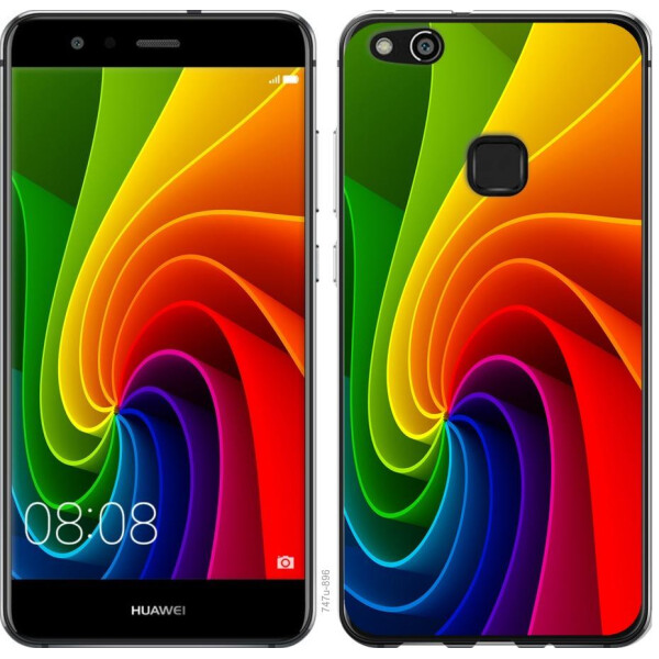 

Чехол на Huawei P10 Lite Радужный вихрь (04798)