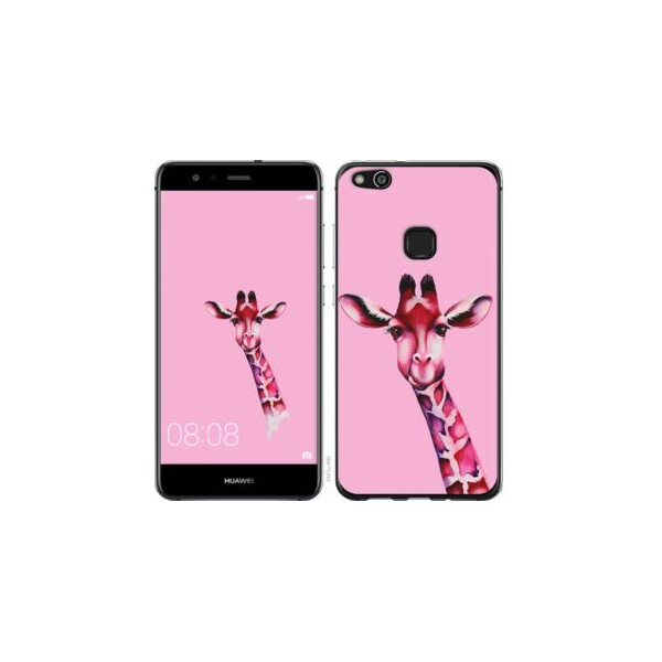 

Чехол на Huawei P10 Lite Розовая жирафа (04798)