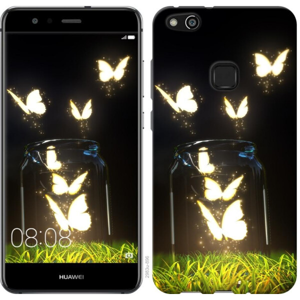 

Чехол на Huawei P10 Lite Светящиеся бабочки (04798)