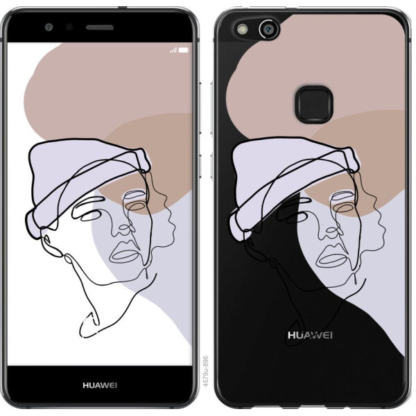 

Чехол на Huawei P10 Lite Силуэт (04798)