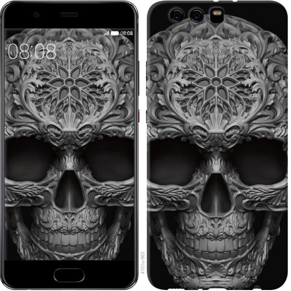 

Чехол на Huawei P10 Plus skull-ornament (04798)