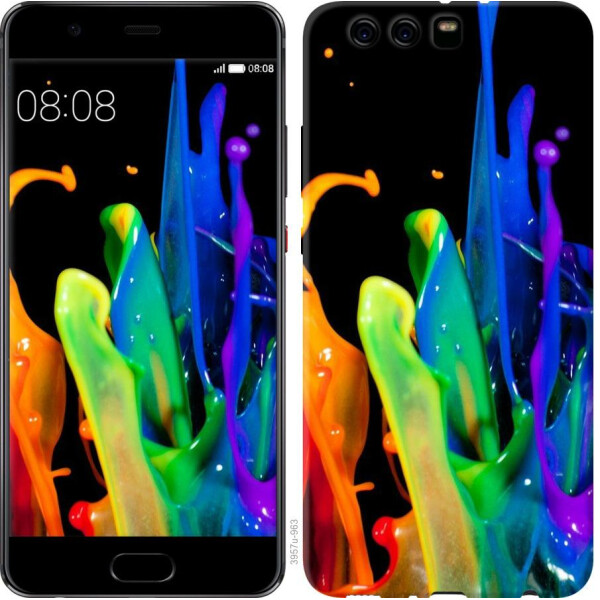 

Чехол на Huawei P10 Plus брызги краски (04798)
