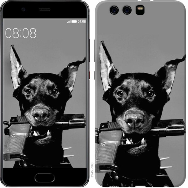 

Чехол на Huawei P10 Plus Доберман (04798)