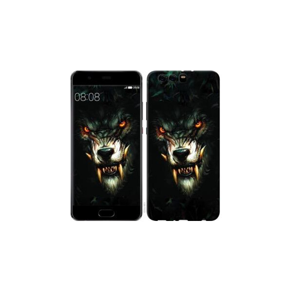

Чехол на Huawei P10 Plus Дьявольский волк (04798)