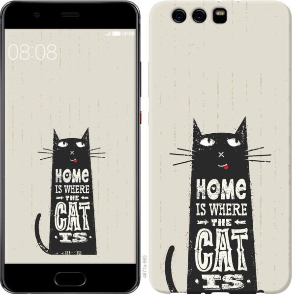 

Чехол на Huawei P10 Plus Кот (04798)