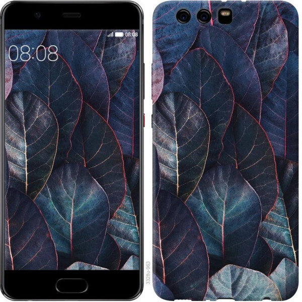 

Чехол на Huawei P10 Plus Листья v3 (04798)